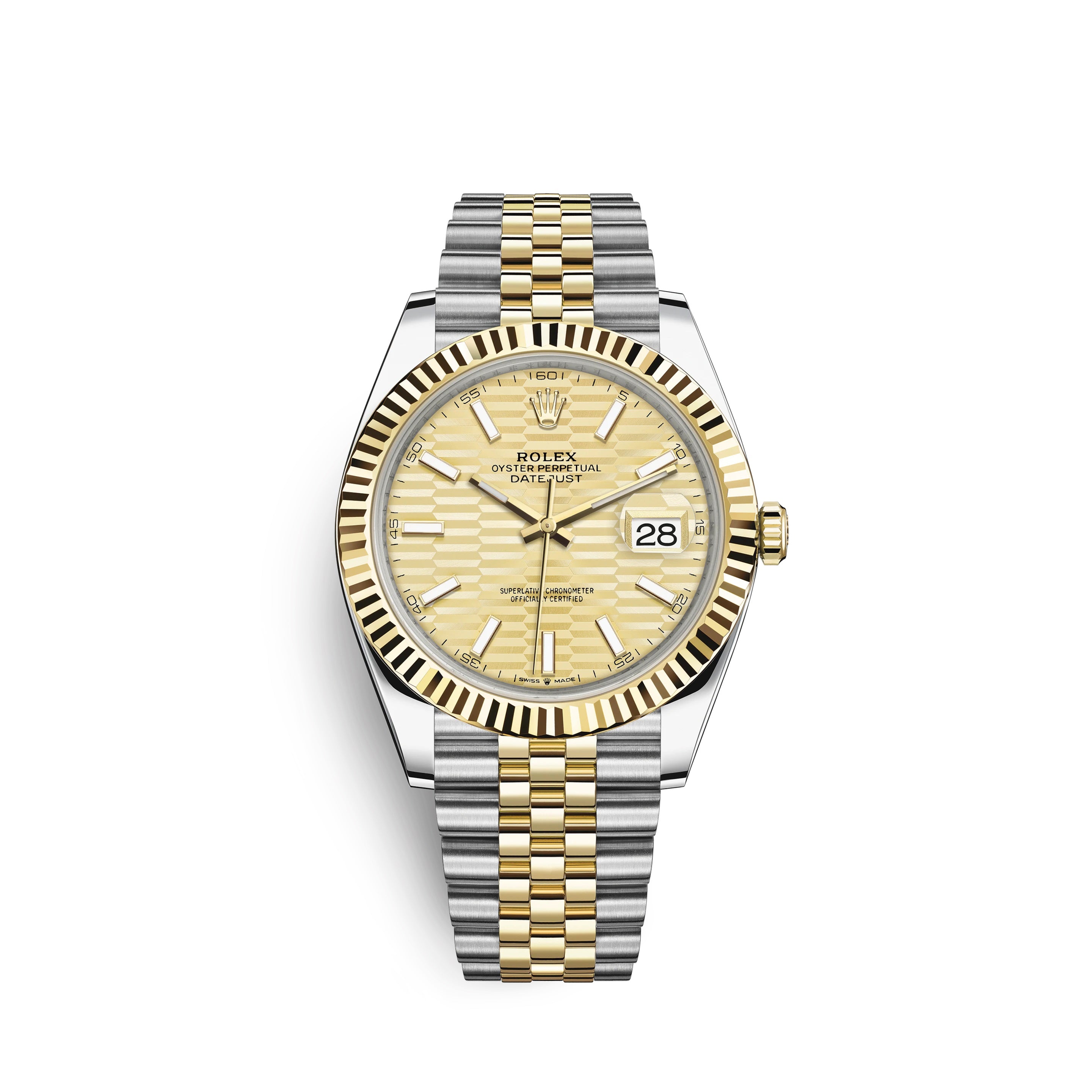 Rolex Datejust 41mm Oystersteel and 18k Yellow Gold Ref 126333 0022 Affordable Swiss Watches Inc