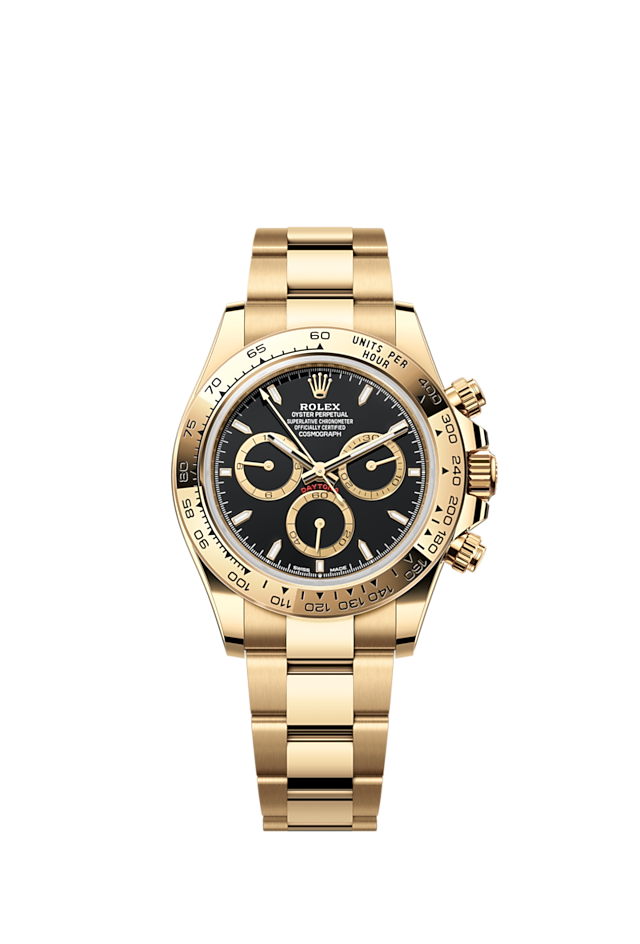 Rolex daytona yellow sales gold black dial