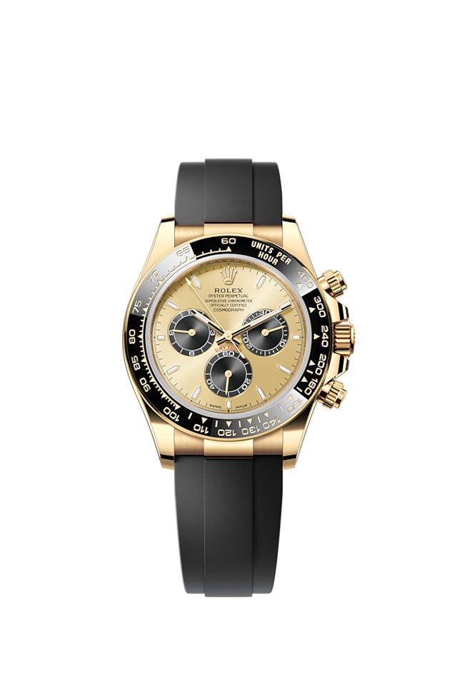 rolex gold chronograph