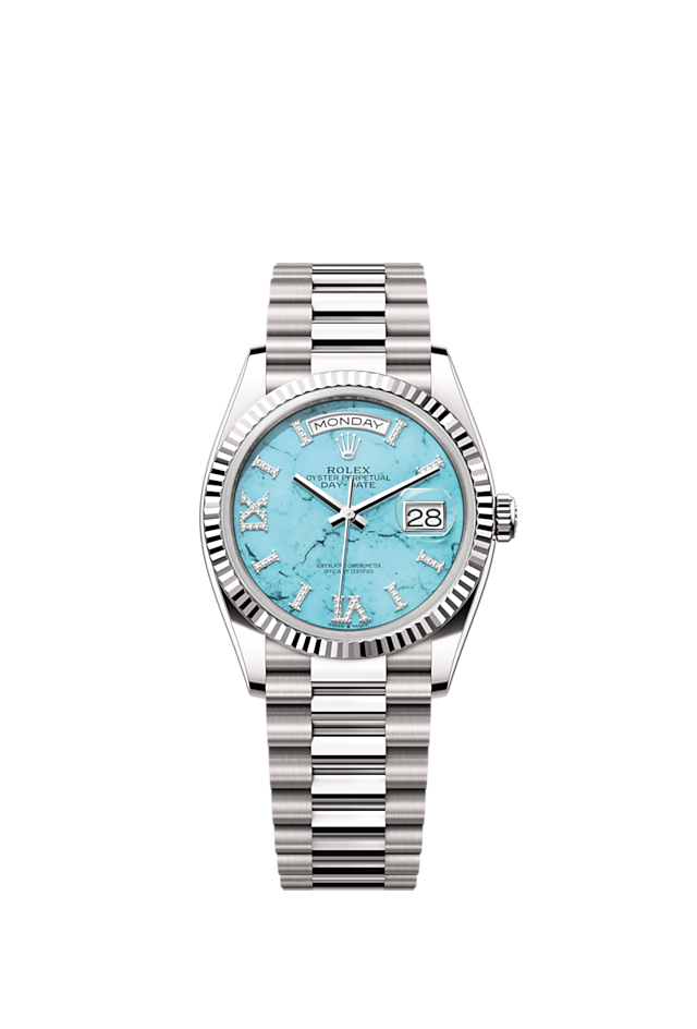 Rolex day date sales white gold 36mm