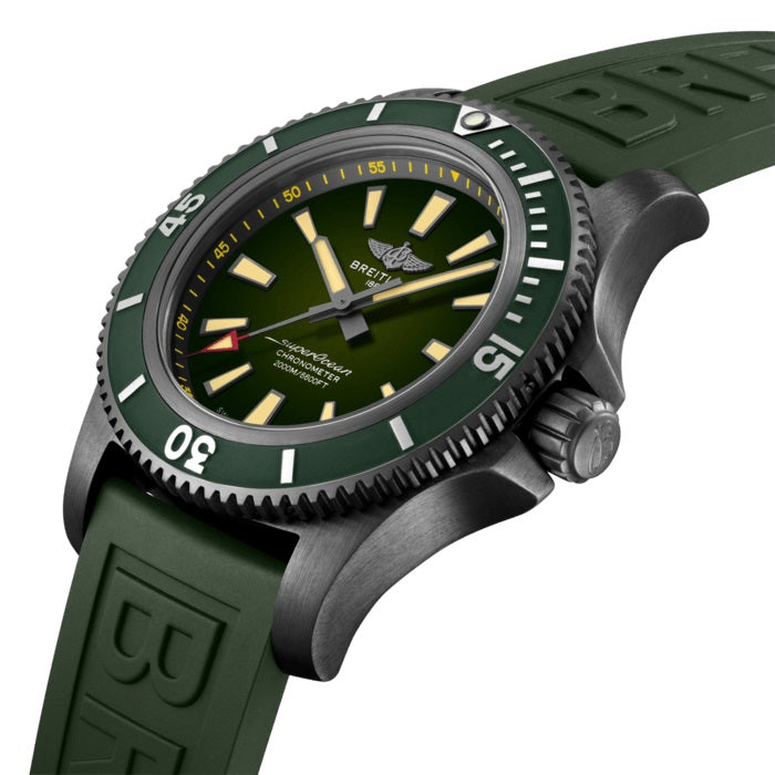 Dial Breitling Superocean Automatic 46 Black Steel DLC-Coated Stainless Steel Ref# M173681A1L1S1