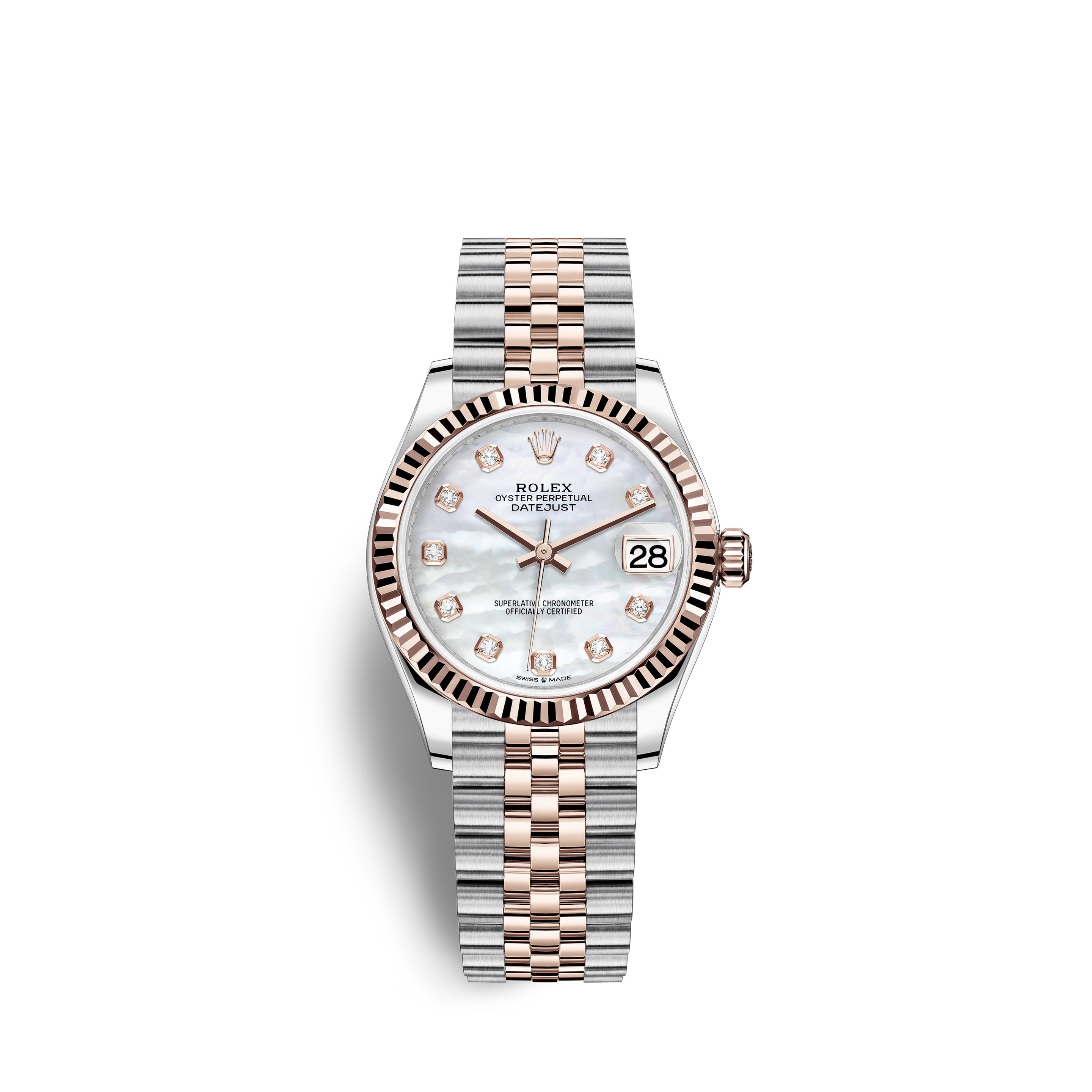 Rolex Datejust 31 Oystersteel and 18k Everose Gold Ref 278271
