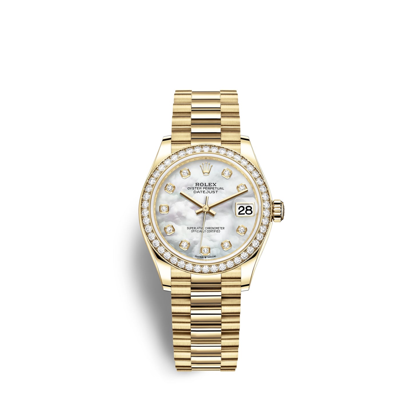 Rolex Datejust 31, 18kt Yellow Gold, Ref# 278288RBR-0006