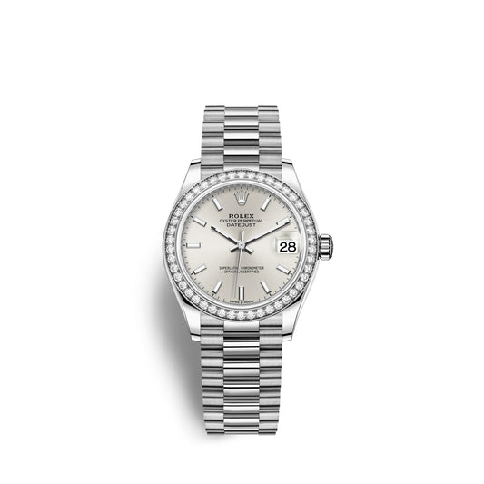Rolex Datejust 31, 18kt White Gold, Ref# 278289RBR-0012