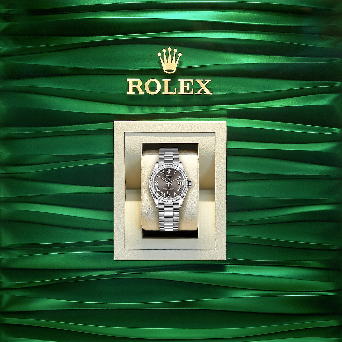 Rolex Datejust 31, 18kt White Gold, Ref# 278289RBR-00017, Watch in box