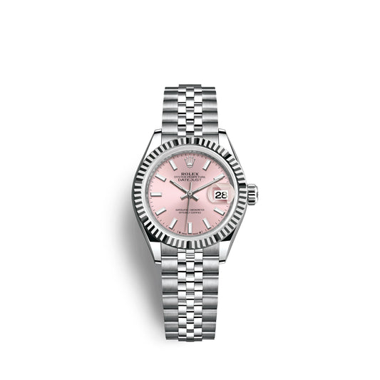 Rolex Lady-Datejust 28, Oystersteel and 18k White Gold, Ref# 279174-0001