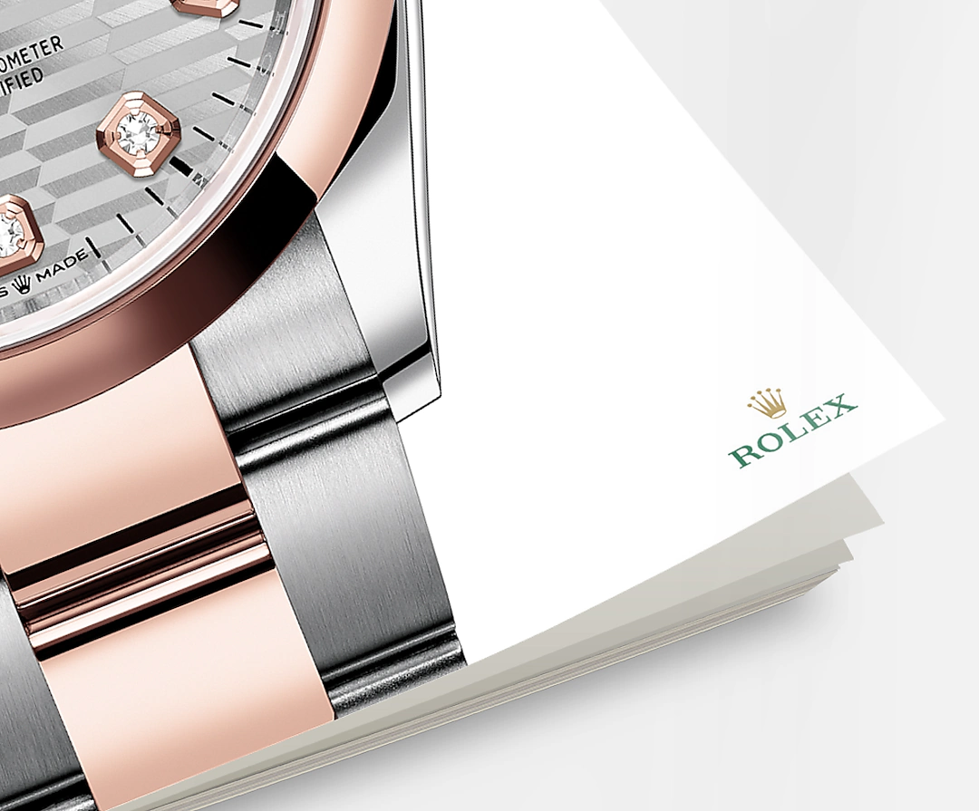 Rolex Datejust 36mm, Oystersteel and 18k Everose Gold, Ref# 126201-0040, Lugs