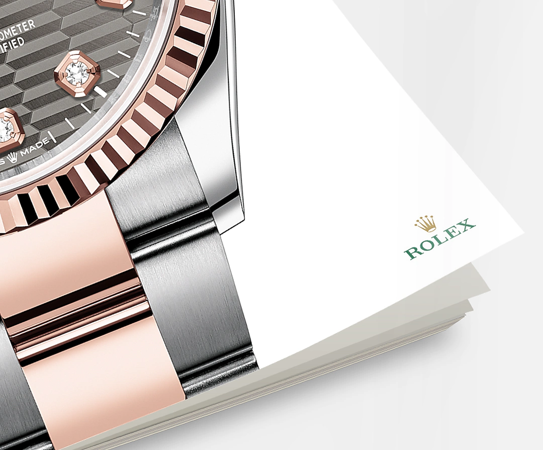 Rolex Datejust 36mm, Oystersteel and 18k Everose Gold, Ref# 126231-0042, Lugs
