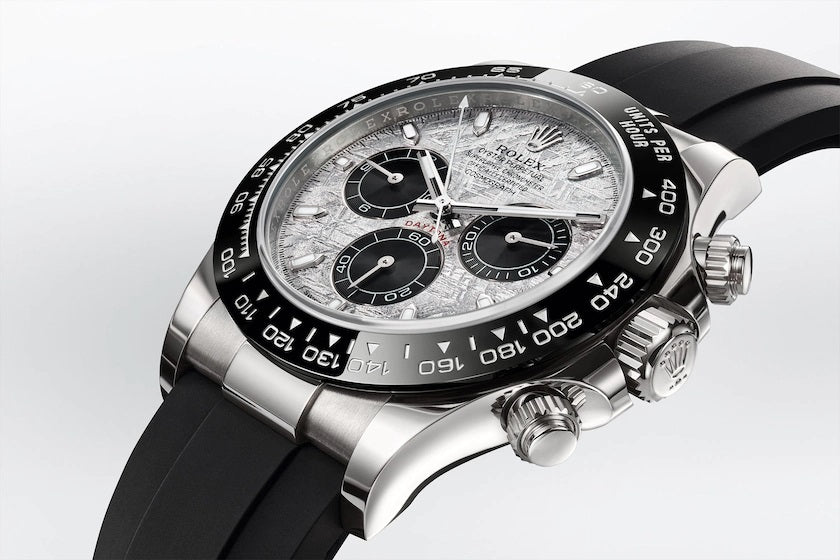 Side Rolex Cosmograph Daytona 40 mm 18 ct white gold Ref# 116519LN-0038
