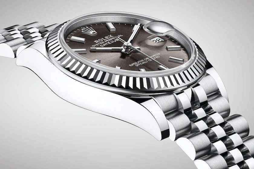 Rolex Datejust 31, Oystersteel and 18k White Gold, Ref# 278274-0016, Left