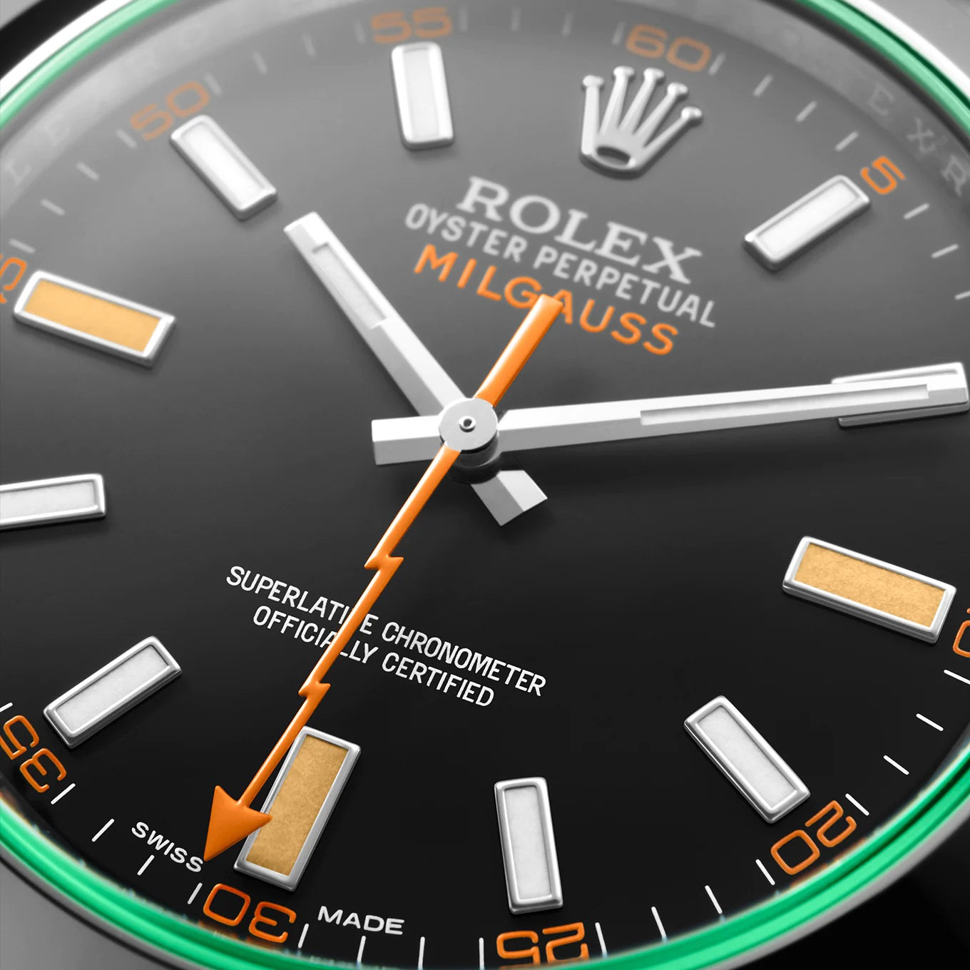 Dial Rolex Milgauss 40 mm Oystersteel Ref# M116400GV-0001