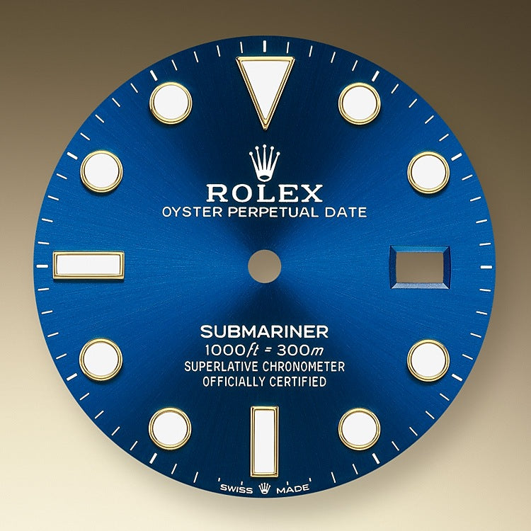 Rolex Submariner Date, Stainless Steel and 18k Yellow Gold, 41mm, Ref# 126613lb-0002, Dial