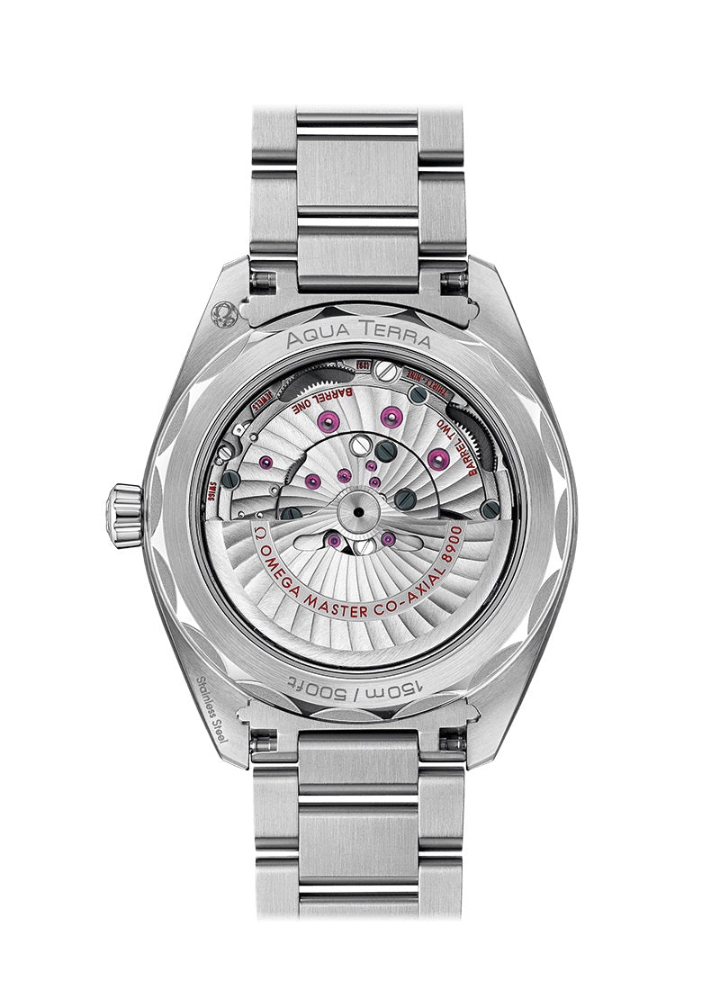 Back Omega Seamaster AQUA TERRA 150M CO‑AXIAL MASTER CHRONOMETER Ref# 220.10.41.21.10.001