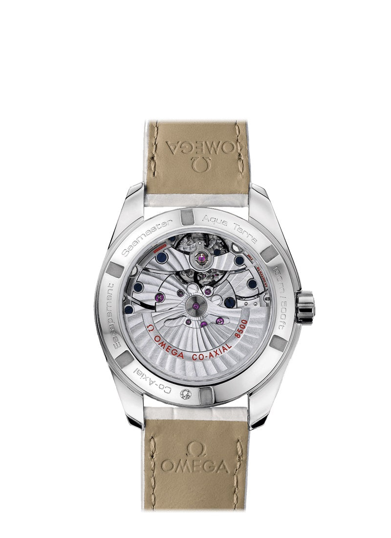 Back Omega Seamaster AQUA TERRA 150M CO‑AXIAL CHRONOMETER ANNUAL CALENDAR Ref# 231.13.39.21.55.001