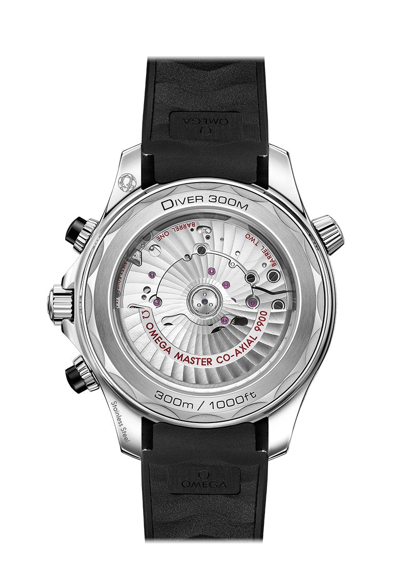 Back Omega Seamaster DIVER 300M CO‑AXIAL MASTER CHRONOMETER CHRONOGRAPH Ref# 210.32.44.51.01.001