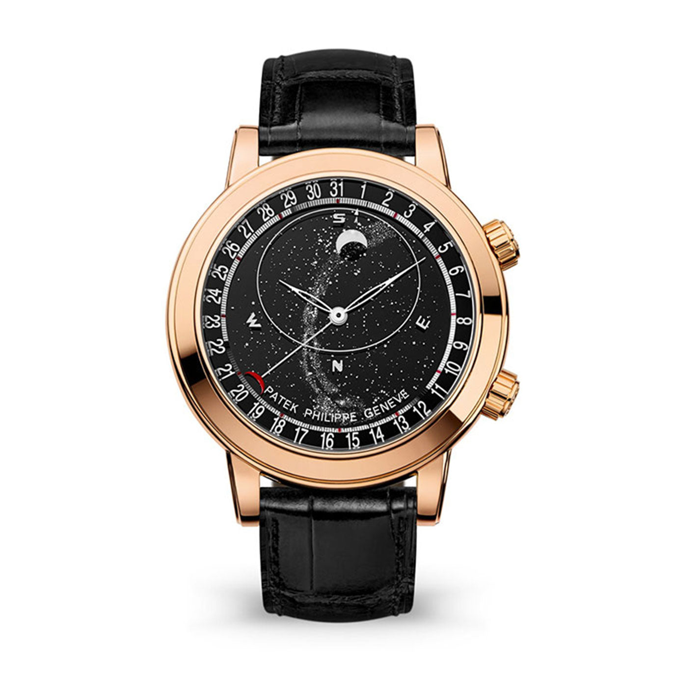 Patek Philippe Grand Complication 18k Rose Gold 44mm Astronomical Ref 6102R 001