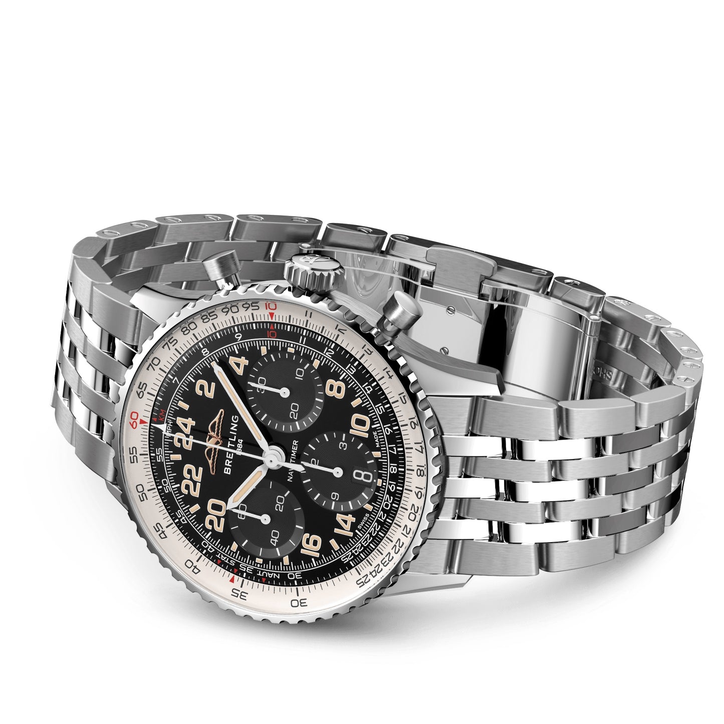 Side Breitling Navitimer B02 CHRONOGRAPH 41 COSMONAUTE Ref# PB02301A1B1A1