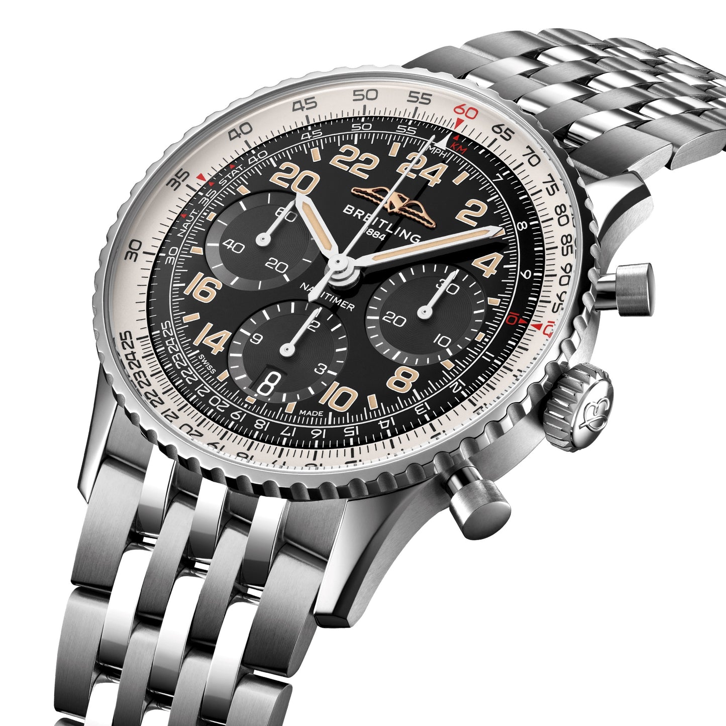 Dial Breitling Navitimer B02 CHRONOGRAPH 41 COSMONAUTE Ref# PB02301A1B1A1