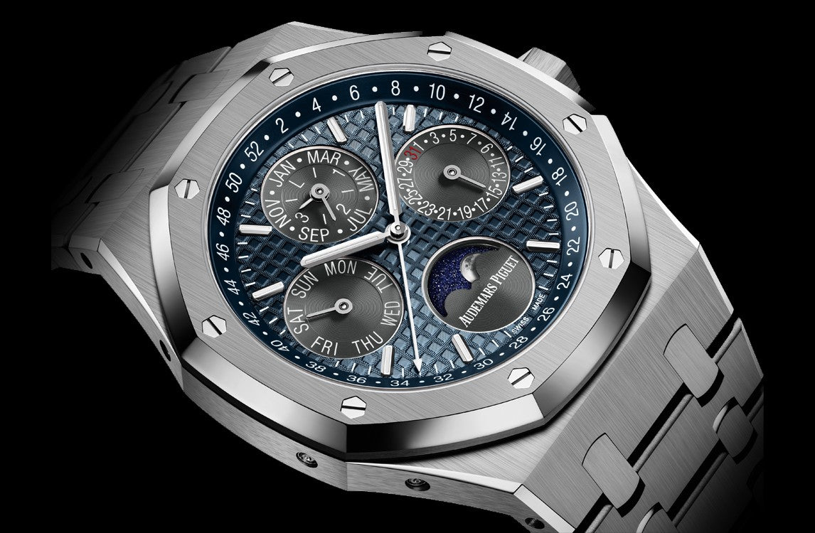 Side Audemars Piguet Royal Oak PERPETUAL CALENDAR Ref# 26574TI.OO.1220TI.01