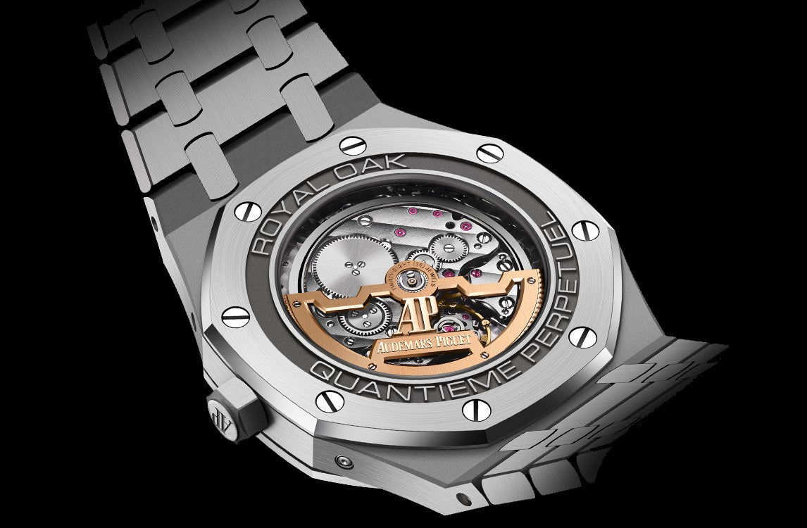 Back Audemars Piguet Royal Oak PERPETUAL CALENDAR Ref# 26574TI.OO.1220TI.01