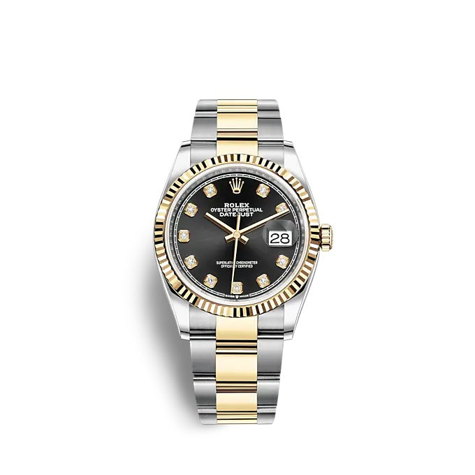 Rolex Datejust 36 Oystersteel and yellow gold Ref# 126233-0022