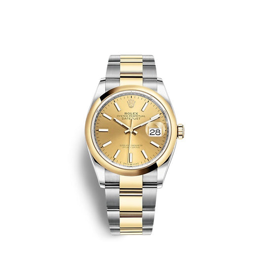 Rolex Datejust 36 Oystersteel and yellow gold Ref# 126203-0016