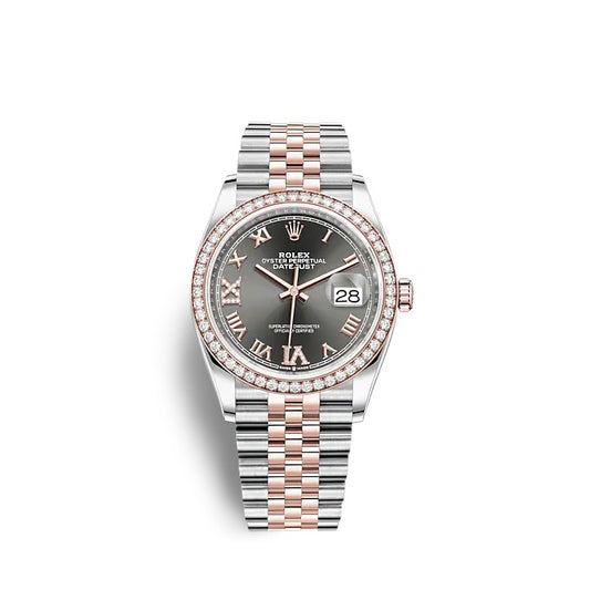Rolex Datejust 36 Oystersteel and Everose gold Ref# 126281RBR-0011
