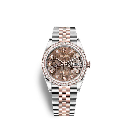 Rolex Datejust 36 Oystersteel and Everose gold Ref# 126281RBR-0013