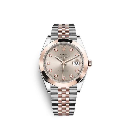 Rolex Datejust 41 Oystersteel and Everose gold Ref# 126301-0008