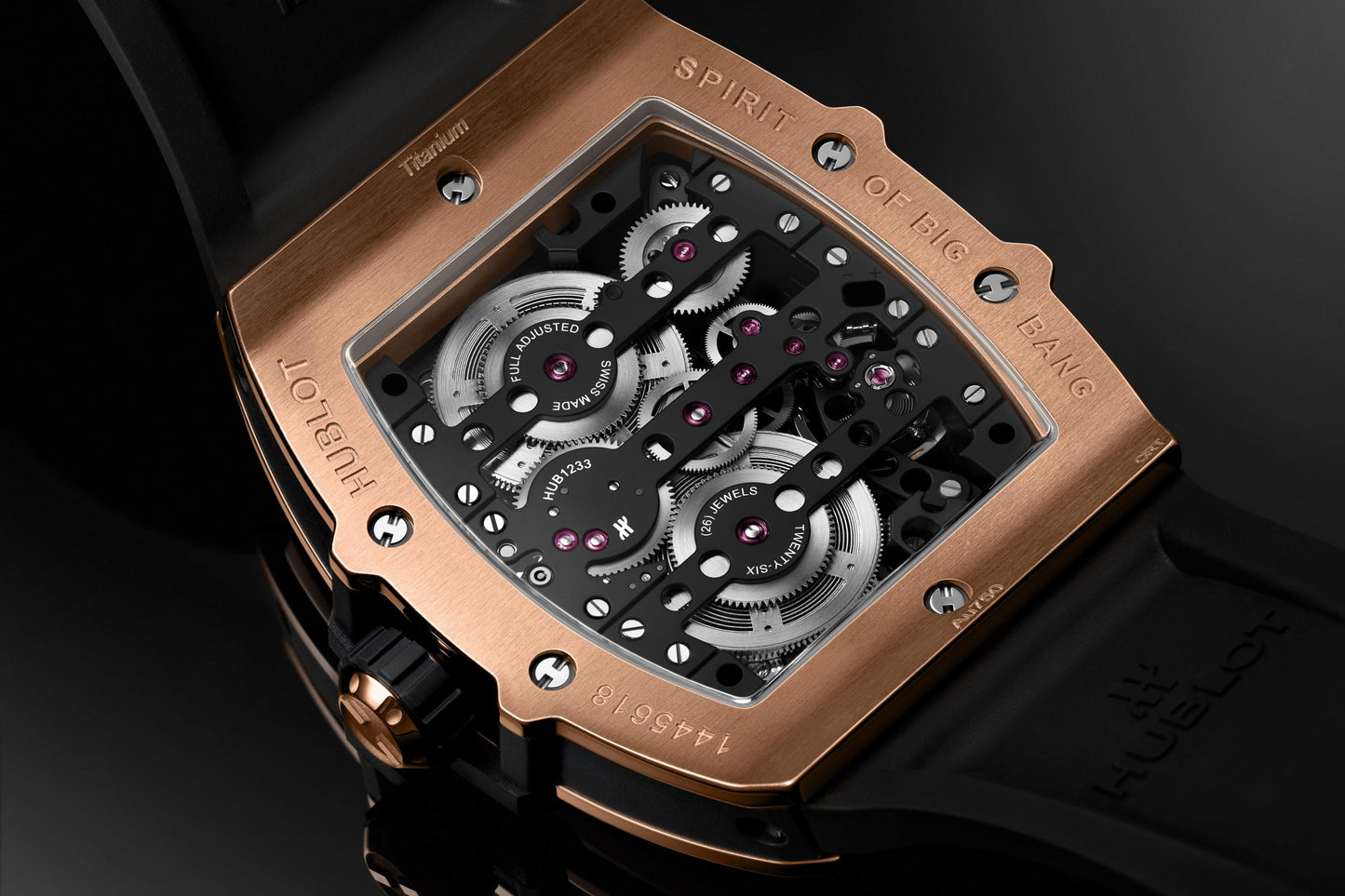 Back Hublot Spirit of Big Bang MECA-10 KING GOLD Ref# 614.OX.1180.RX