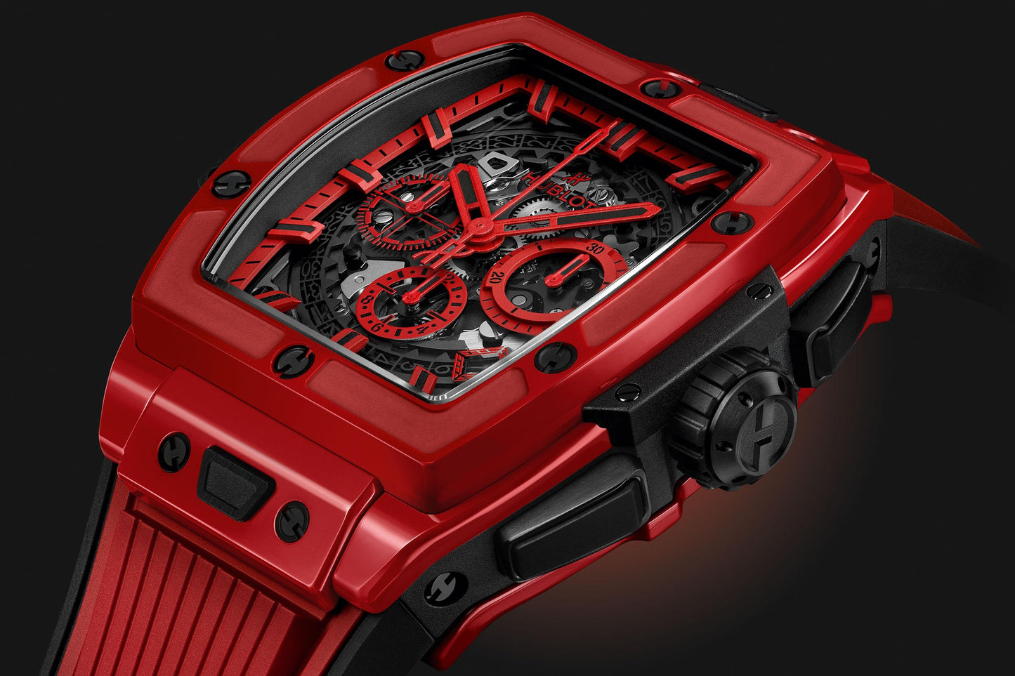 Side Hublot Spirit of Big Bang RED MAGIC Ref# 642.CF.0113.RX