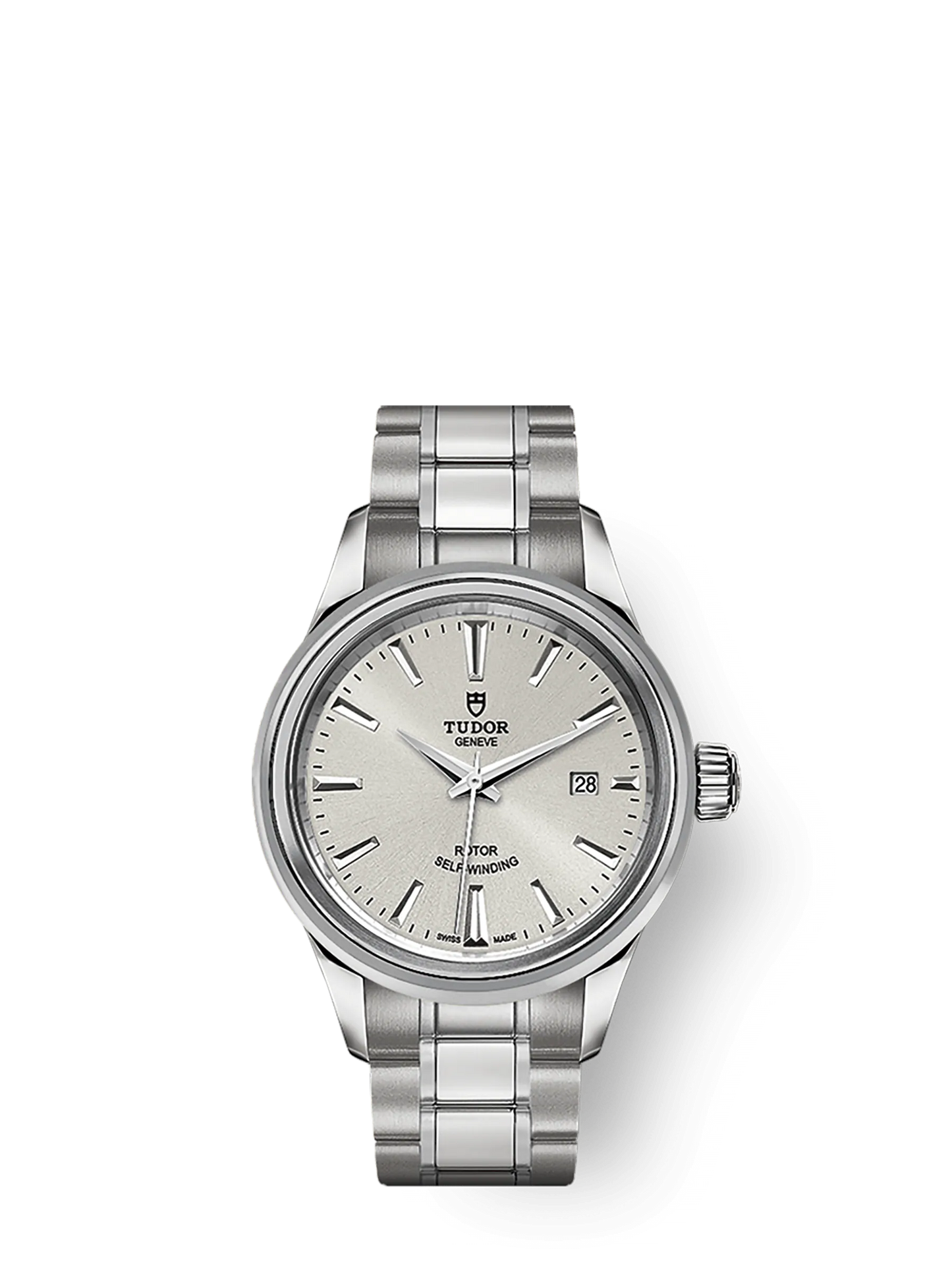 Tudor Style, Stainless Steel, 28mm, Ref# M12100-0001