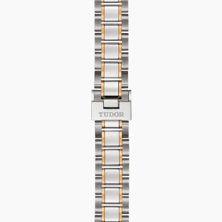 Tudor Style, Stainless Steel and Yellow Gold with Diamond-set, 34mm, Ref# M12313-0011