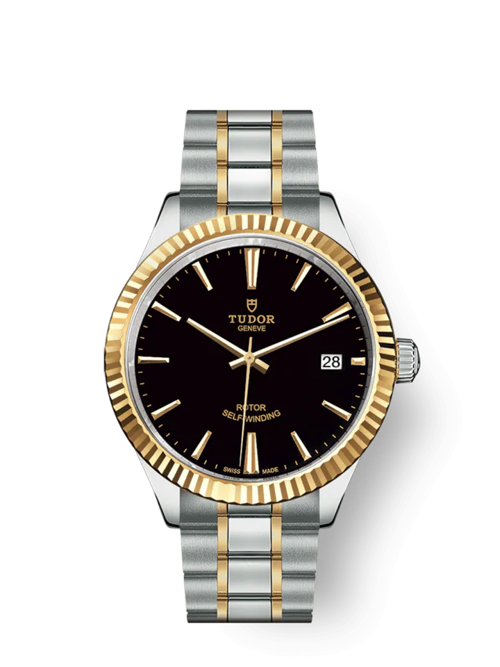 Tudor Style, Stainless Steel and Yellow Gold, 38mm, Ref# M12513-0005