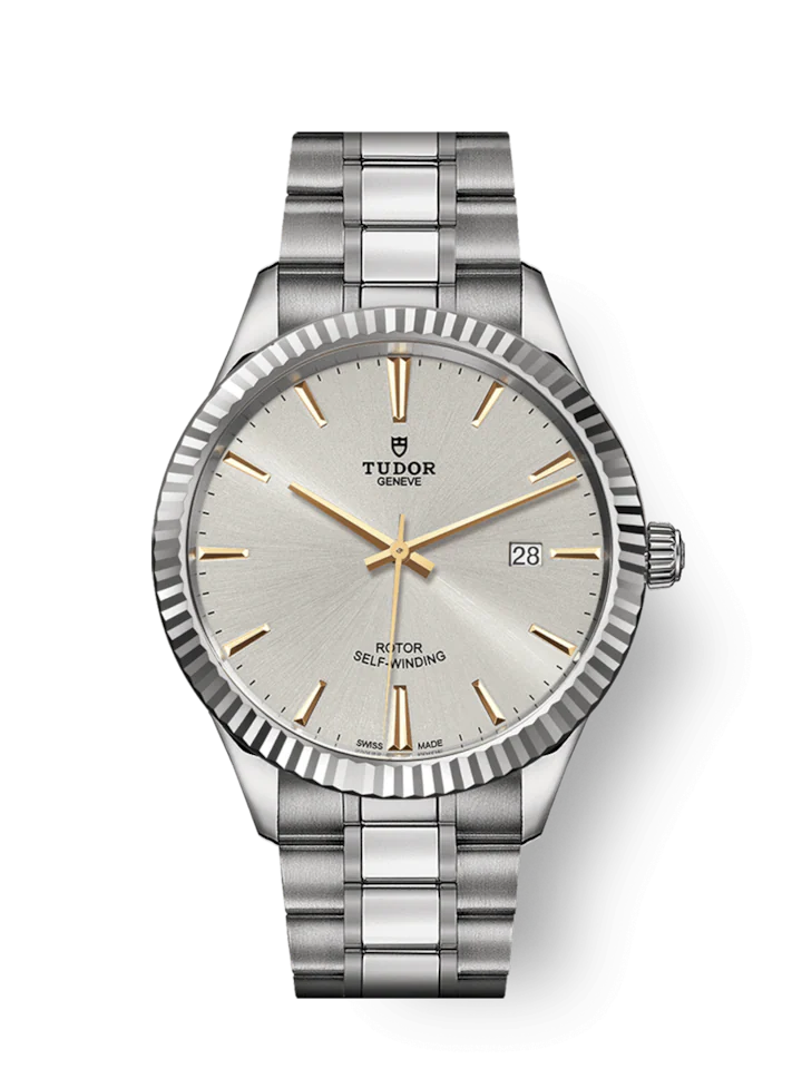 Tudor style sales 41mm fluted bezel