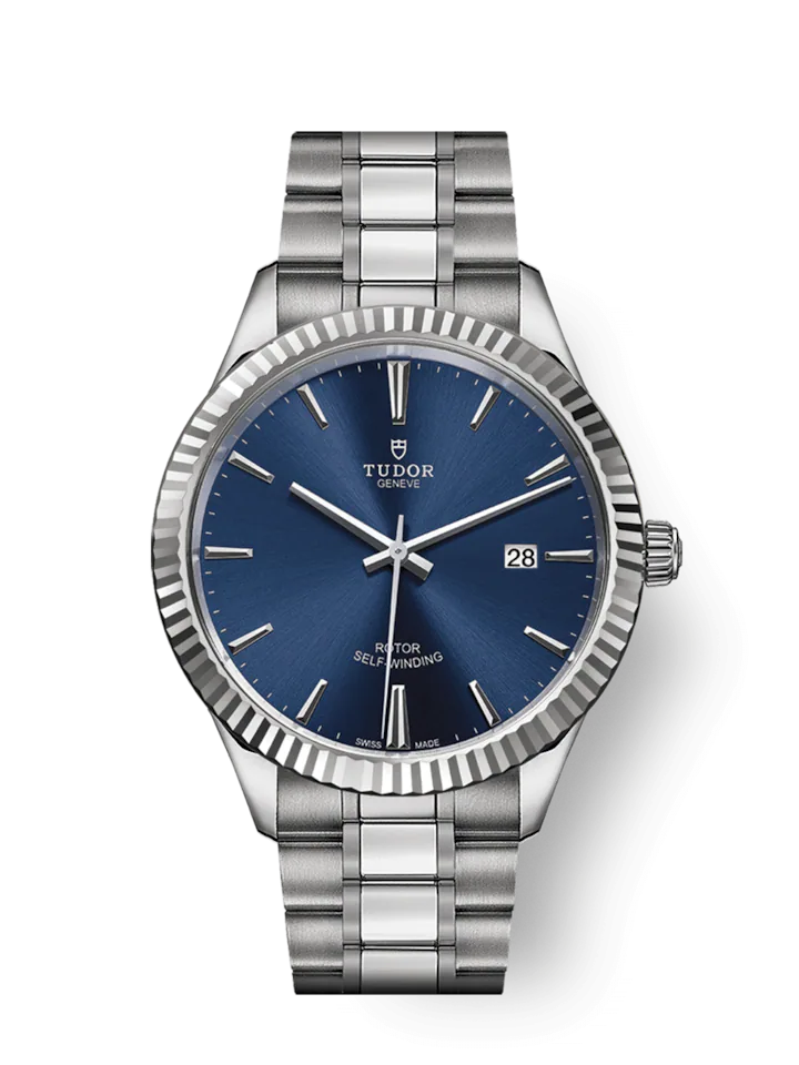 Tudor style top blue dial