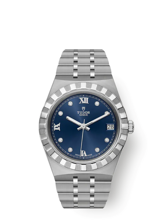 Tudor Royal, Stainless Steel and Diamond-set, 34mm, Ref# M28400-0007