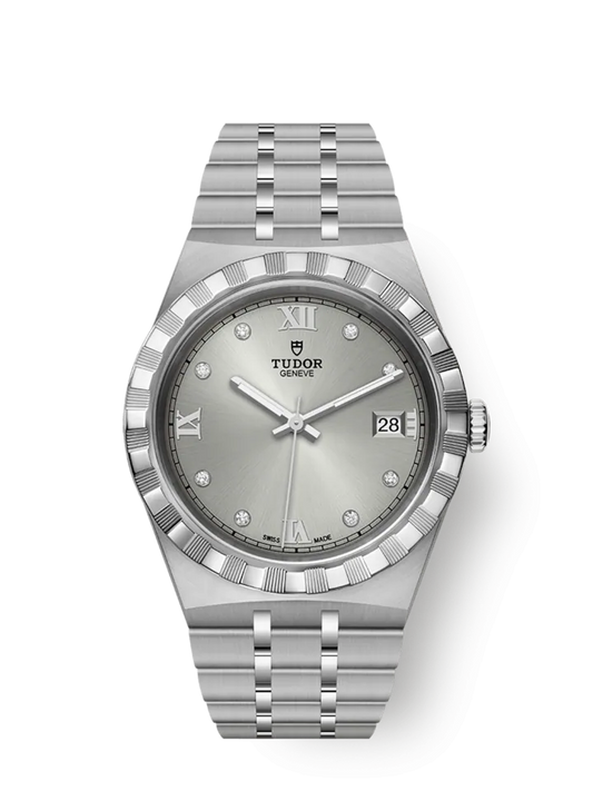 Tudor Royal, Stainless Steel and Diamond-set, 38mm, Ref# M28500-0002