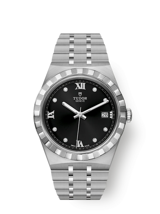 Tudor Royal, Stainless Steel and Diamond-set, 38mm, Ref# M28500-0004