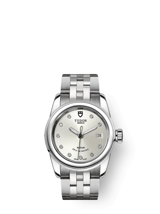 Tudor Glamour Date, Stainless Steel and Diamond-set, 26mm, Ref# M51000-0002
