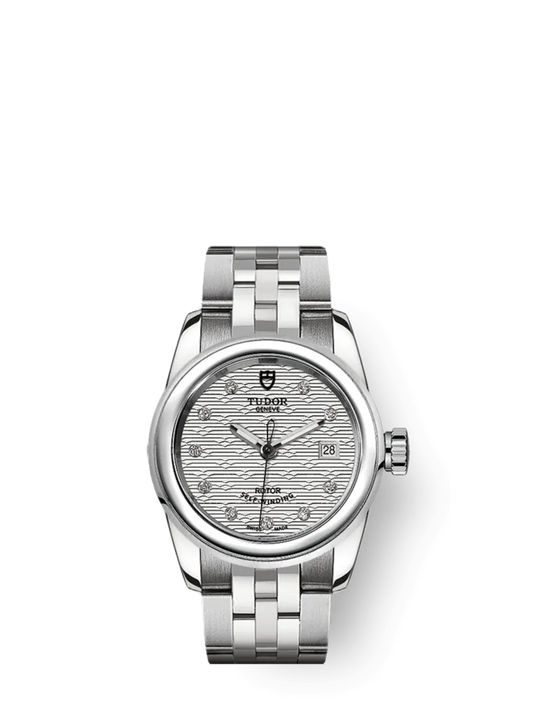 Tudor Glamour Date, Stainless Steel and Diamond-set, 26mm, Ref# M51000-0004