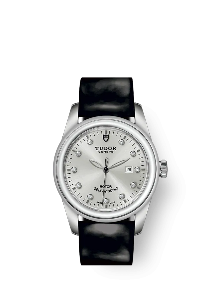 Tudor Glamour Date, Stainless Steel and Diamond-set, 31mm, Ref# M53000-0026