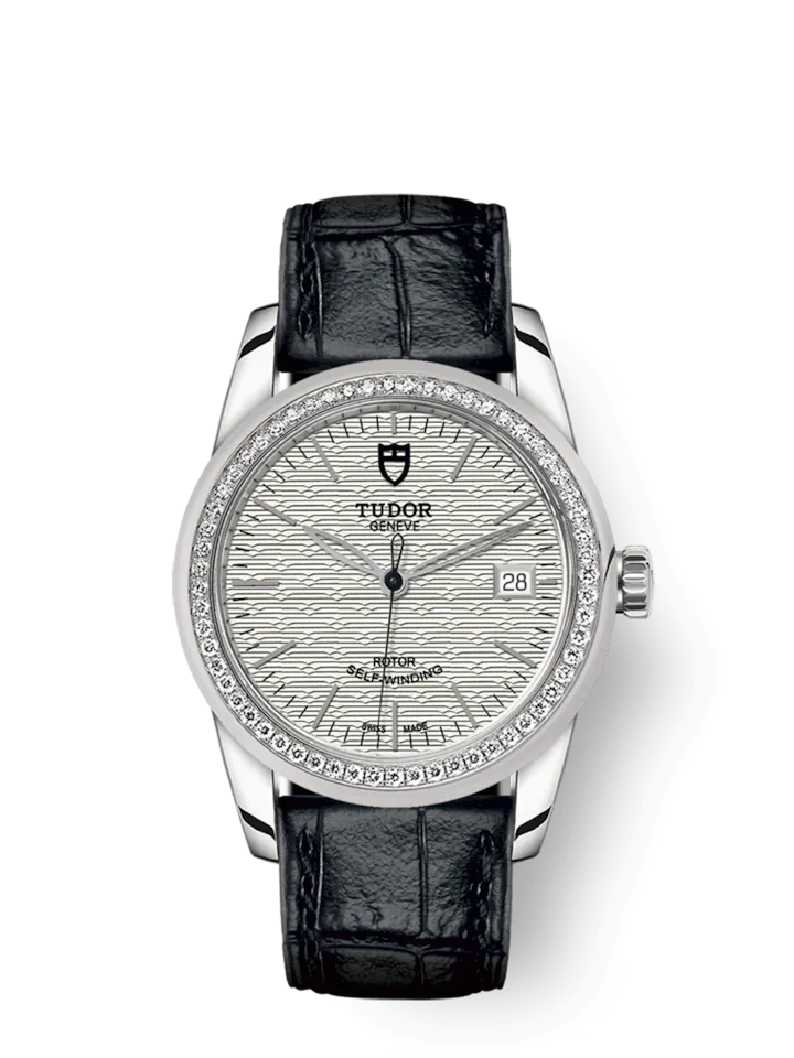 Tudor Glamour Date, Stainless Steel and Diamond-set bezel, 36mm, Ref# M55020-0059
