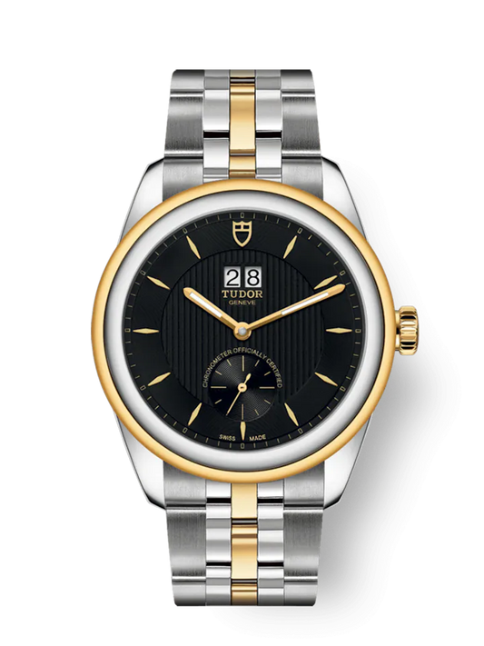 Tudor Glamour Double Date, Stainless Steel and 18k Yellow Gold, 42mm, Ref# M57103-0002