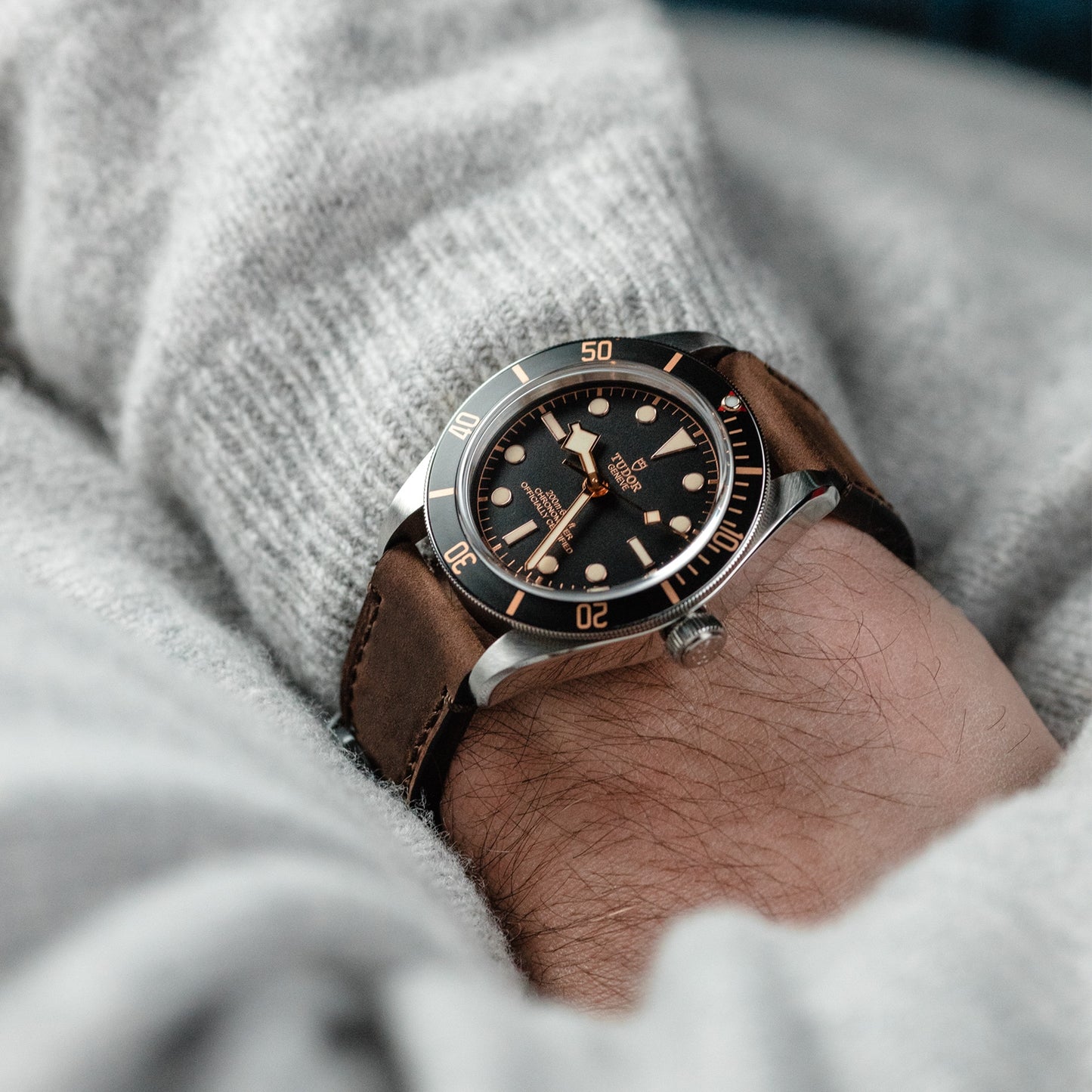 Tudor Black Bay Fifty-Eight, 39mm, Stainless Steel, Ref# M79030N-0002, watch on hand