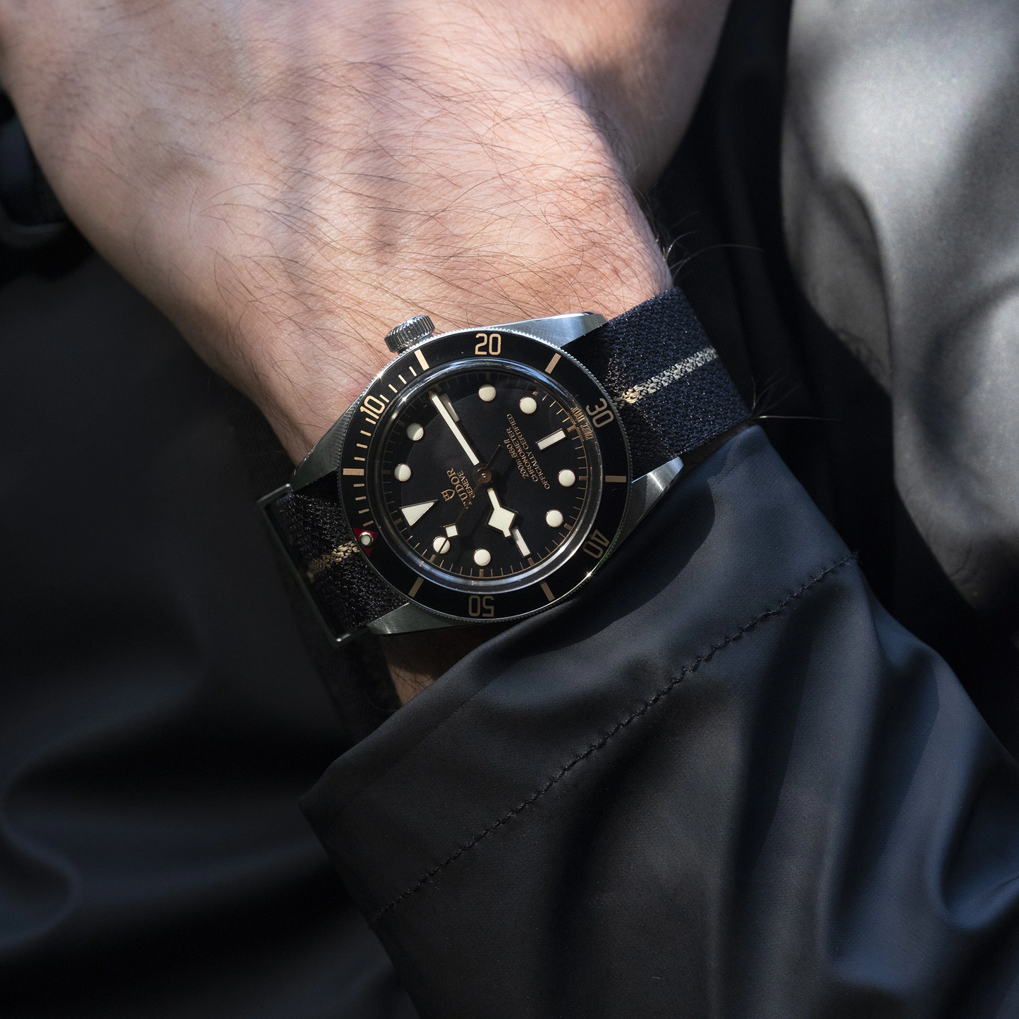 Tudor Black Bay Fifty-Eight, 39mm, Stainless Steel, Ref# M79030N-0003, watch on hand