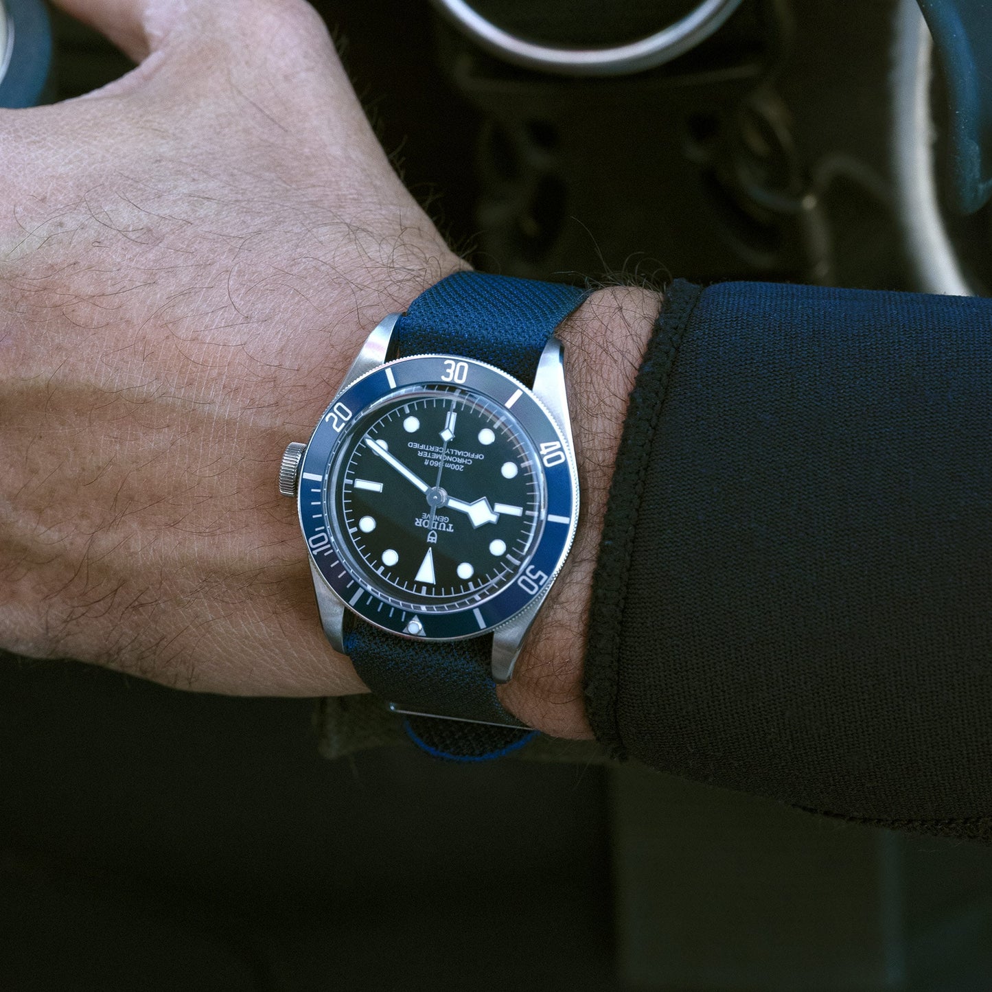 Tudor Black Bay, 41mm, Stainless Steel, Ref# M79230B-0006, Watch on hand