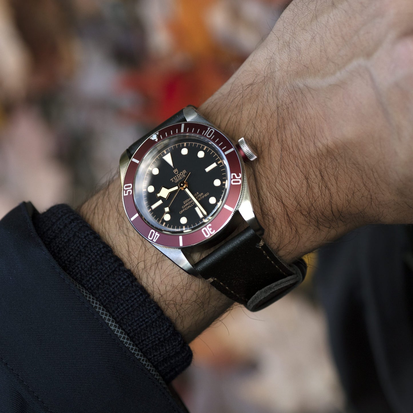 Tudor Black Bay, 41mm, Stainless Steel, Ref# M79230R-0011, Watch on hand