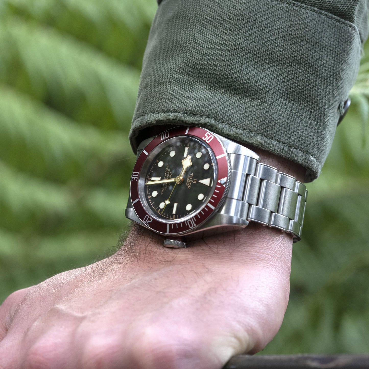 Tudor Black Bay, 41mm, Stainless Steel, Ref# M79230R-0012, Watch on hand