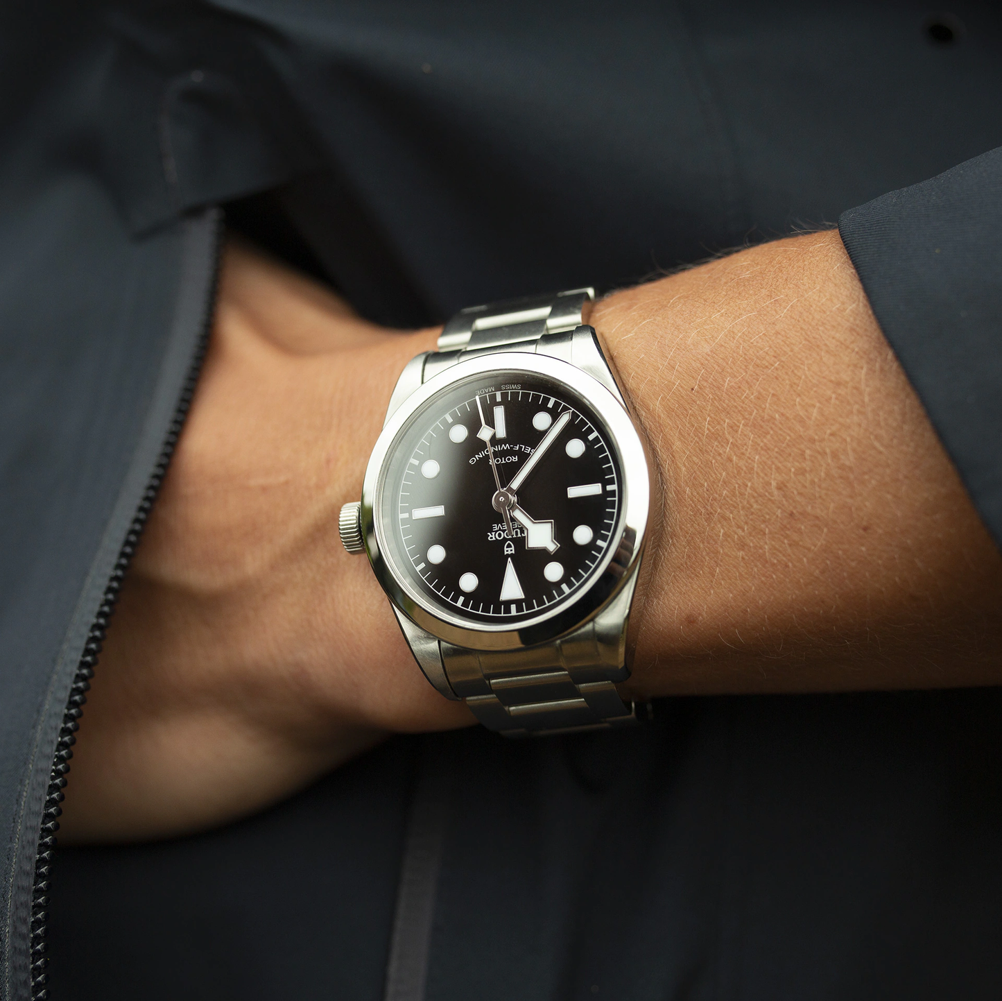 Tudor Black Bay 36, Stainless Steel, 36mm, Ref# M79500-0007, Watch on hand